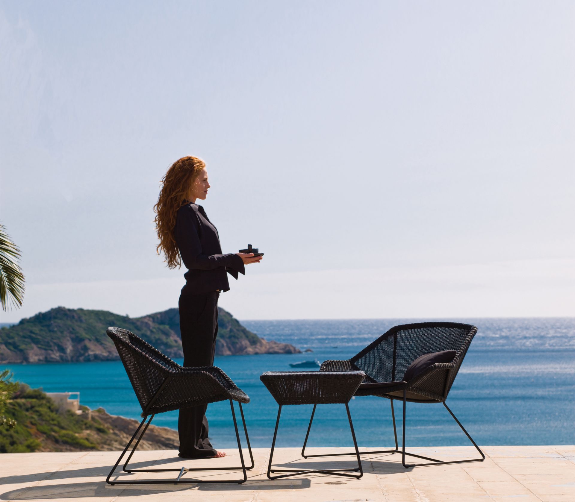 Breeze outdoor lounge chair Cane Line